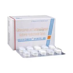 Glucored Forte SR - Glibenclamide,Metformin - Sun Pharma, India