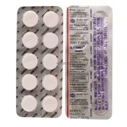 Glycomet 500 mg - Metformin Hydrochloride - USV Limited, India