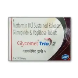 Glycomet Trio - Glimeperide,Voglibose,Metformin - USV Limited, India