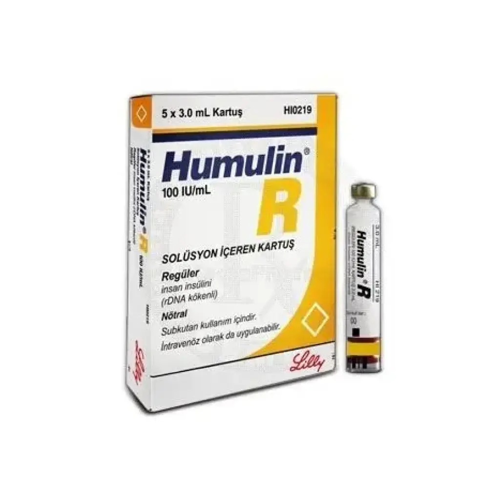 Humulin R - Insulin - Lilly, Turkey