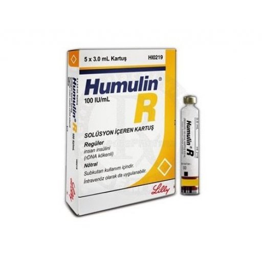 Humulin R - Insulin - Lilly, Turkey