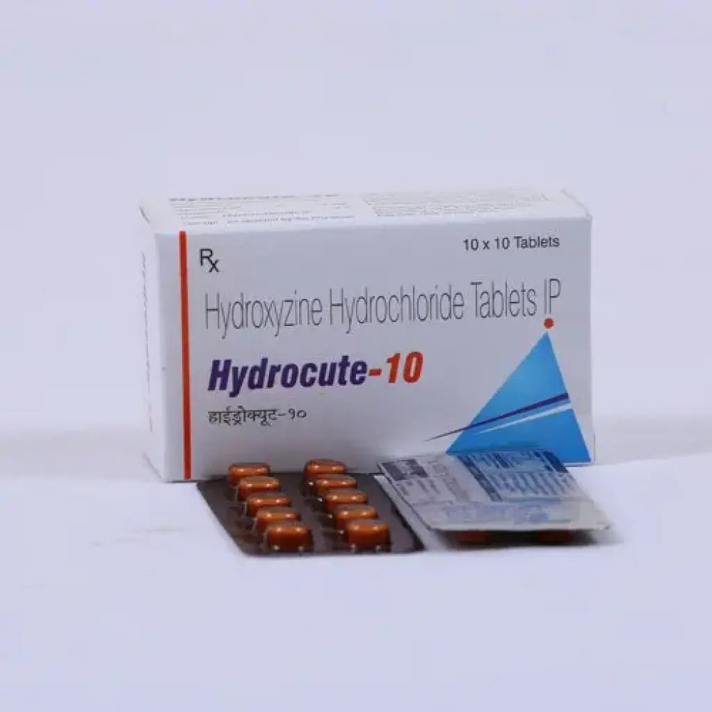 Hydrocute 10 mg - Hydroxyzine - Cutis Biologicals