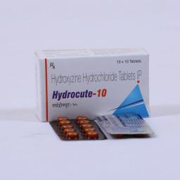 Hydrocute 10 mg - Hydroxyzine - Cutis Biologicals