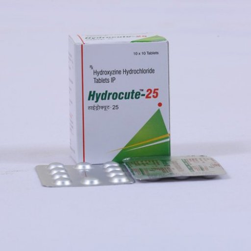 Hydrocute 25 mg - Hydroxyzine - Cutis Biologicals