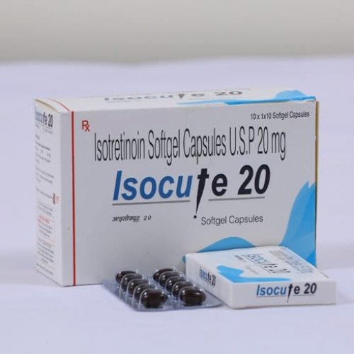 Isocute 20 mg - Isotretinoin - Cutis Biologicals