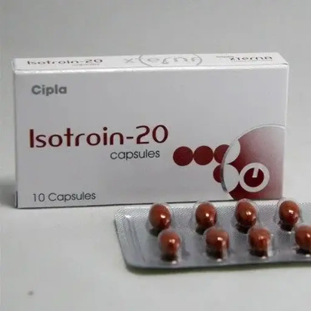 Isotroin 20 mg (Roaccutane) - Isotretinoin - Cipla, India