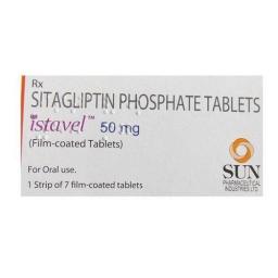 Istavel 50 mg  - Sitagliptin - Sun Pharma, India