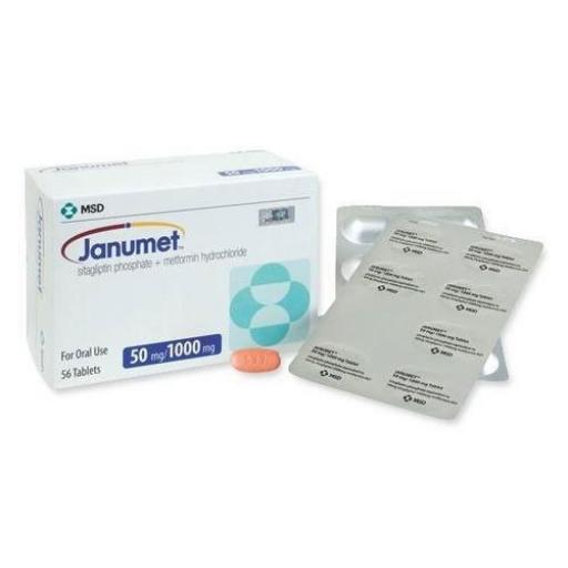 Janumet 50/1000 mg - Sitagliptin,Metformin - MSD