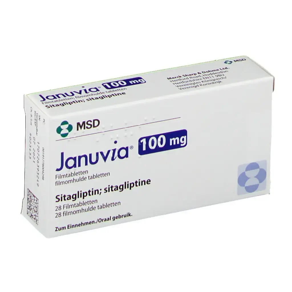 Januvia 100 mg - Sitagliptin - Merck