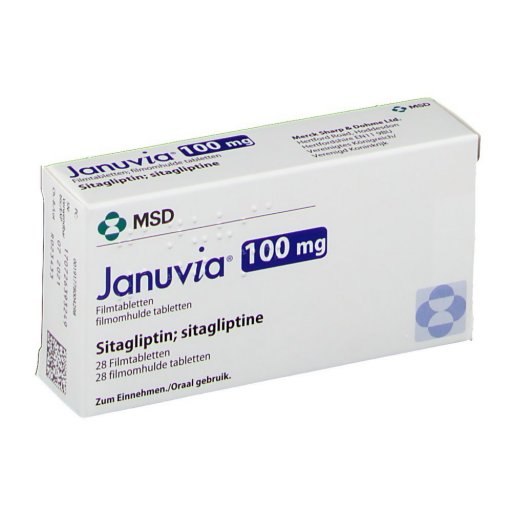 Januvia 100 mg - Sitagliptin - MSD