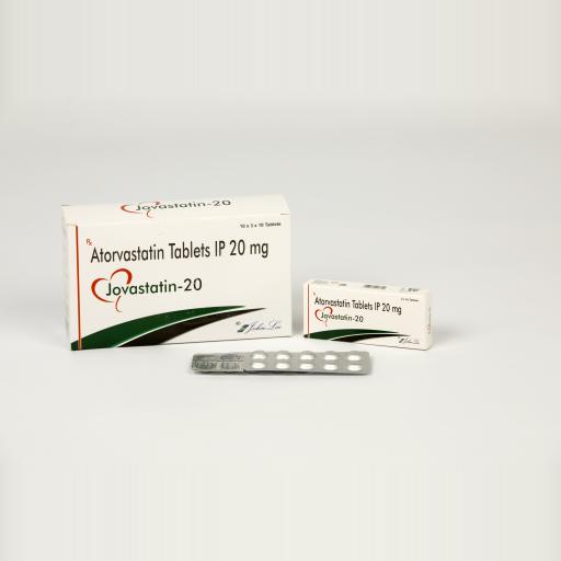 Jovastatin 20 mg - Atorvastatin - Johnlee Pharmaceutical Pvt. Ltd.