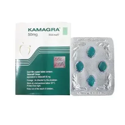 Kamagra 50 mg - Sildenafil Citrate - Ajanta Pharma, India