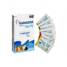 Kamagra Oral Jelly Vol 1 100 mg - Sildenafil Citrate - Ajanta Pharma, India
