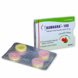 Kamagra Polo 100 mg - Sildenafil Citrate - Ajanta Pharma, India
