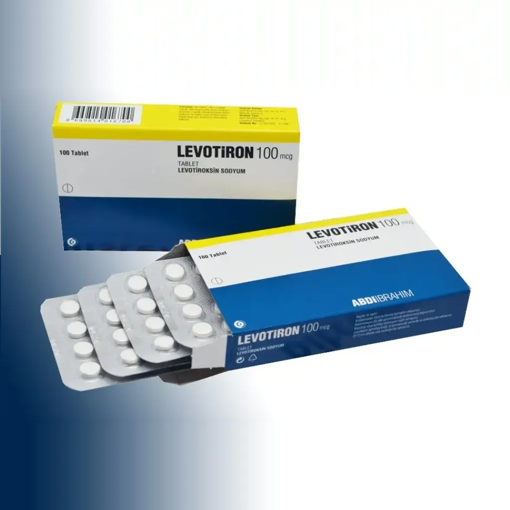 Levotiron 100mcg - Levothyroxine Sodium - Abdi Ibrahim, Turkey Levotiron 100mcg - Levothyroxine Sodium - Abdi Ibrahim, Turkey