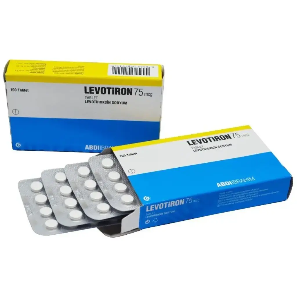 Levotiron 75mcg - Levothyroxine Sodium - Abdi Ibrahim, Turkey Levotiron 75mcg - Levothyroxine Sodium - Abdi Ibrahim, Turkey