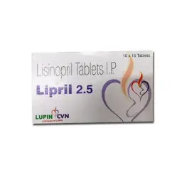 Lipril 2.5 mg - Lisinopril - Lupin Ltd.