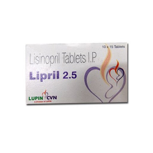 Lipril 2.5 mg - Lisinopril - Lupin Ltd.