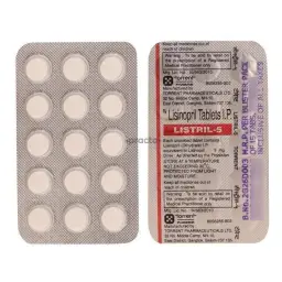 Listril 5 mg - Lisinopril - Torrent Pharma