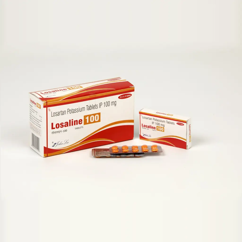 Losaline 100 mg - Losartan - Johnlee Pharmaceutical Pvt. Ltd.