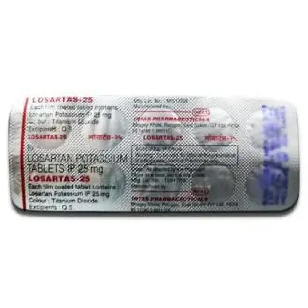 Losartas 25 mg - Losartan - Intas Pharmaceuticals Ltd.