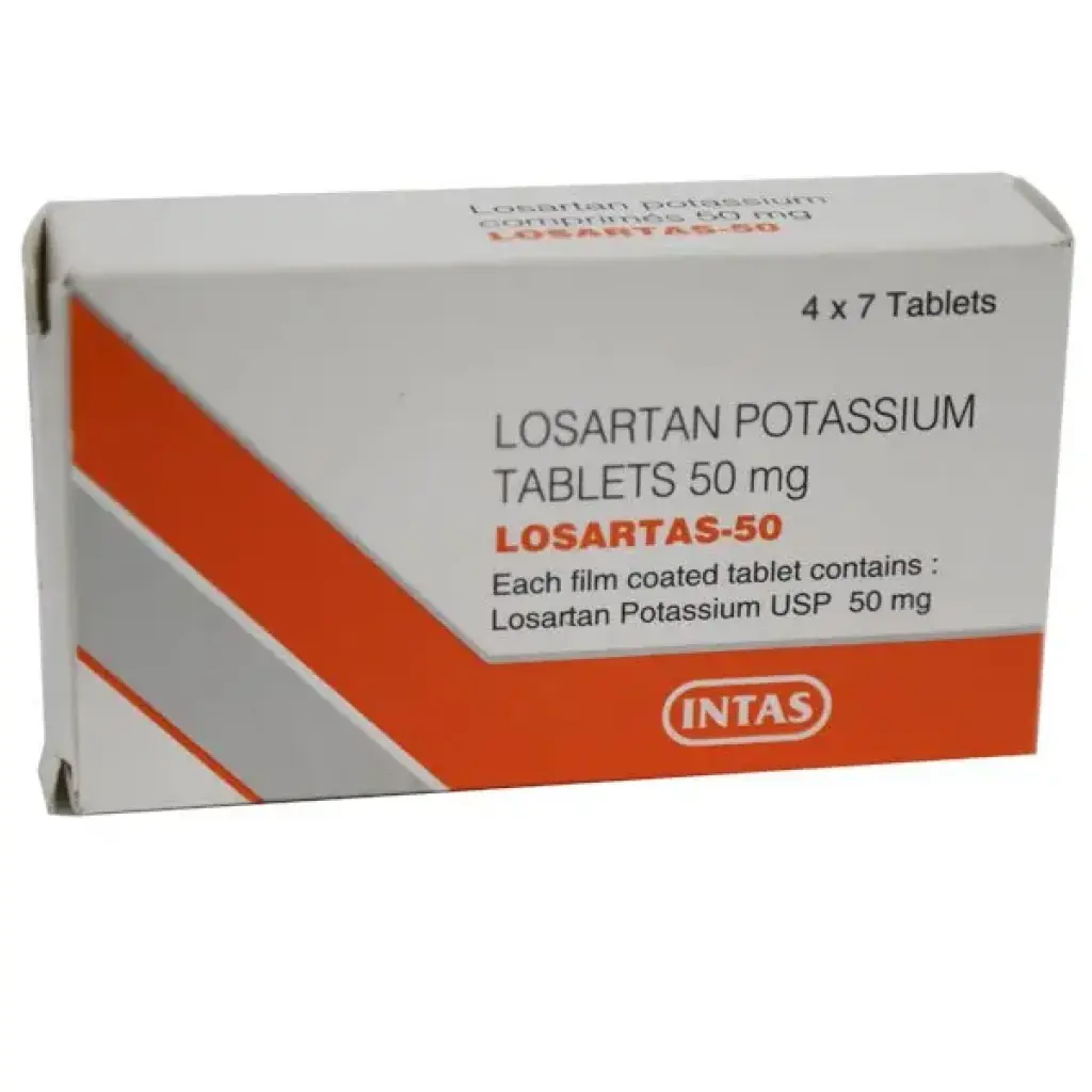 Losartas 50 mg - Losartan - Intas Pharmaceuticals Ltd.