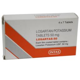 Losartas 50 mg - Losartan - Intas Pharmaceuticals Ltd.