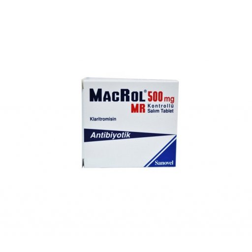 Macrol Mr 500 mg - Klaritromisin - Sanovel