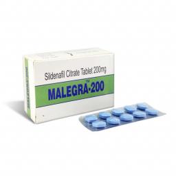 Malegra 200 mg - Sildenafil Citrate - Sunrise Remedies