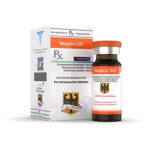 Megacut 320 - Drostanolone Propionate,Testosterone Acetate,Trenbolone Acetate - Odin Pharma