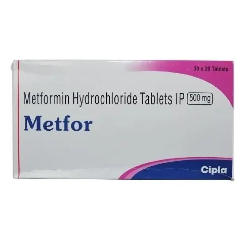 Metfor 500 mg - Metformin - Cipla, India