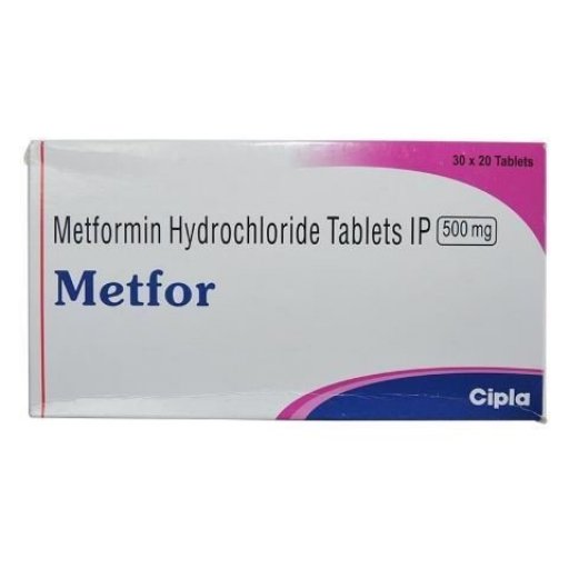 Metfor 500 mg - Metformin - Cipla, India