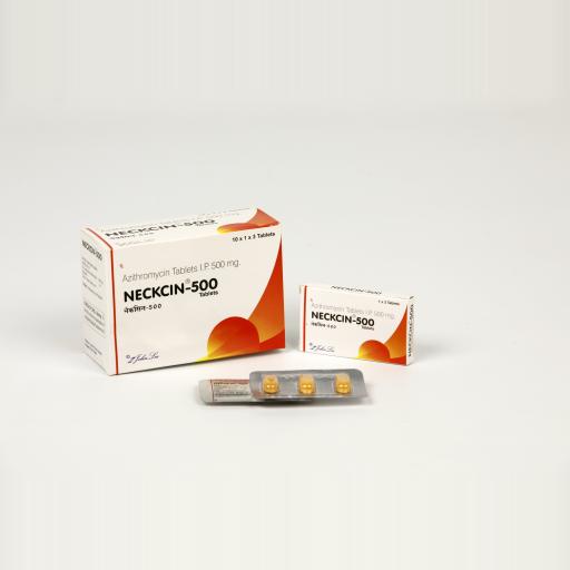 Neckcin 500 mg - Azithromycin - Johnlee Pharmaceutical Pvt. Ltd.
