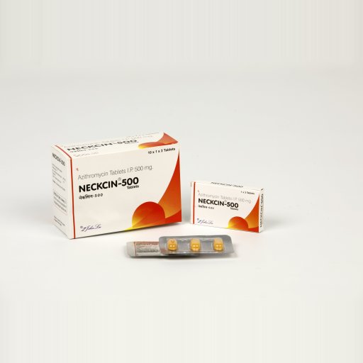 Neckcin 500 mg - Azithromycin - Johnlee Pharmaceutical Pvt. Ltd.