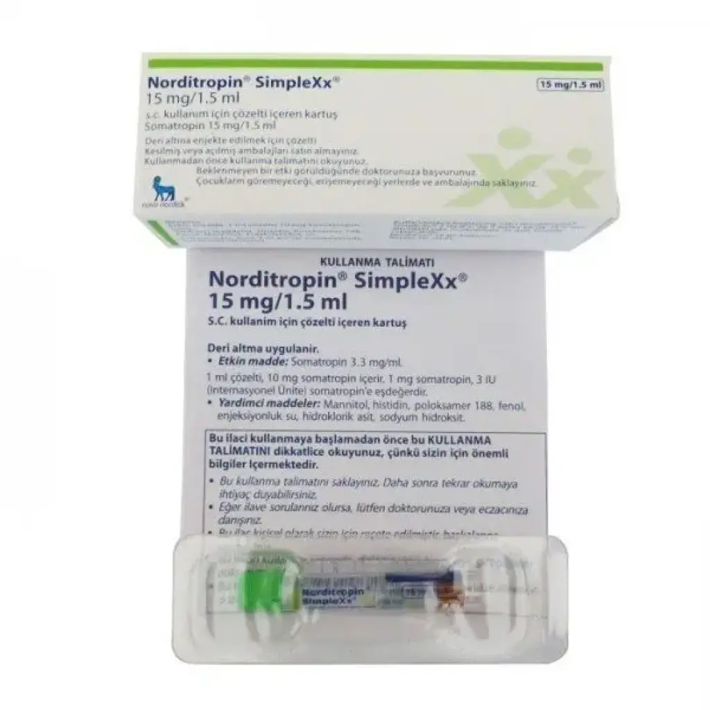 Norditropin 45iu (15mg) - Human Growth Hormone - Simplex Novonordisk, Turkey Norditropin 45iu (15mg) - Human Growth Hormone - Simplex Novonordisk, Turkey