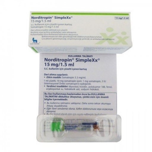 Norditropin 45iu (15mg) - Somatropin - Simplex Novonordisk, Turkey