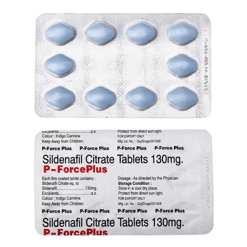 P-Force Plus 130 mg - Sildenafil Citrate - Sunrise Remedies P-Force Plus 130 mg - Sildenafil Citrate - Sunrise Remedies