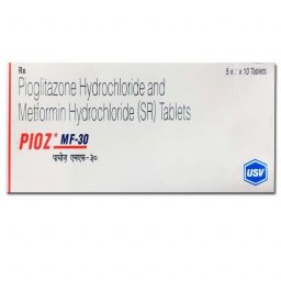 Pioz MF 15/ 500 mg - Pioglitazone - USV Limited, India Pioz MF 15/ 500 mg - Pioglitazone - USV Limited, India