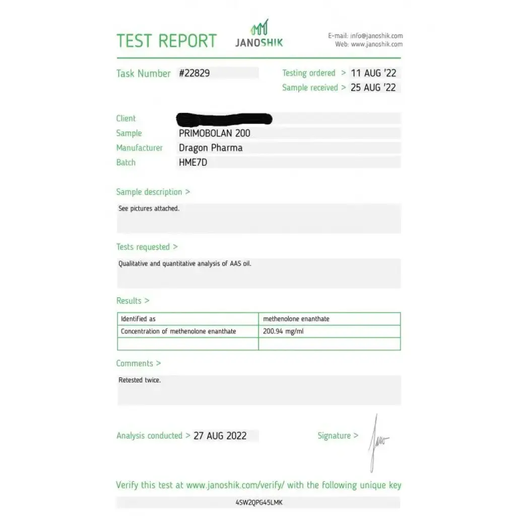 Primobolan 200 (Primobolan) - Methenolone Enanthate - Dragon Pharma, Europe Primobolan 200 (Primobolan) - Methenolone Enanthate - Dragon Pharma, Europe