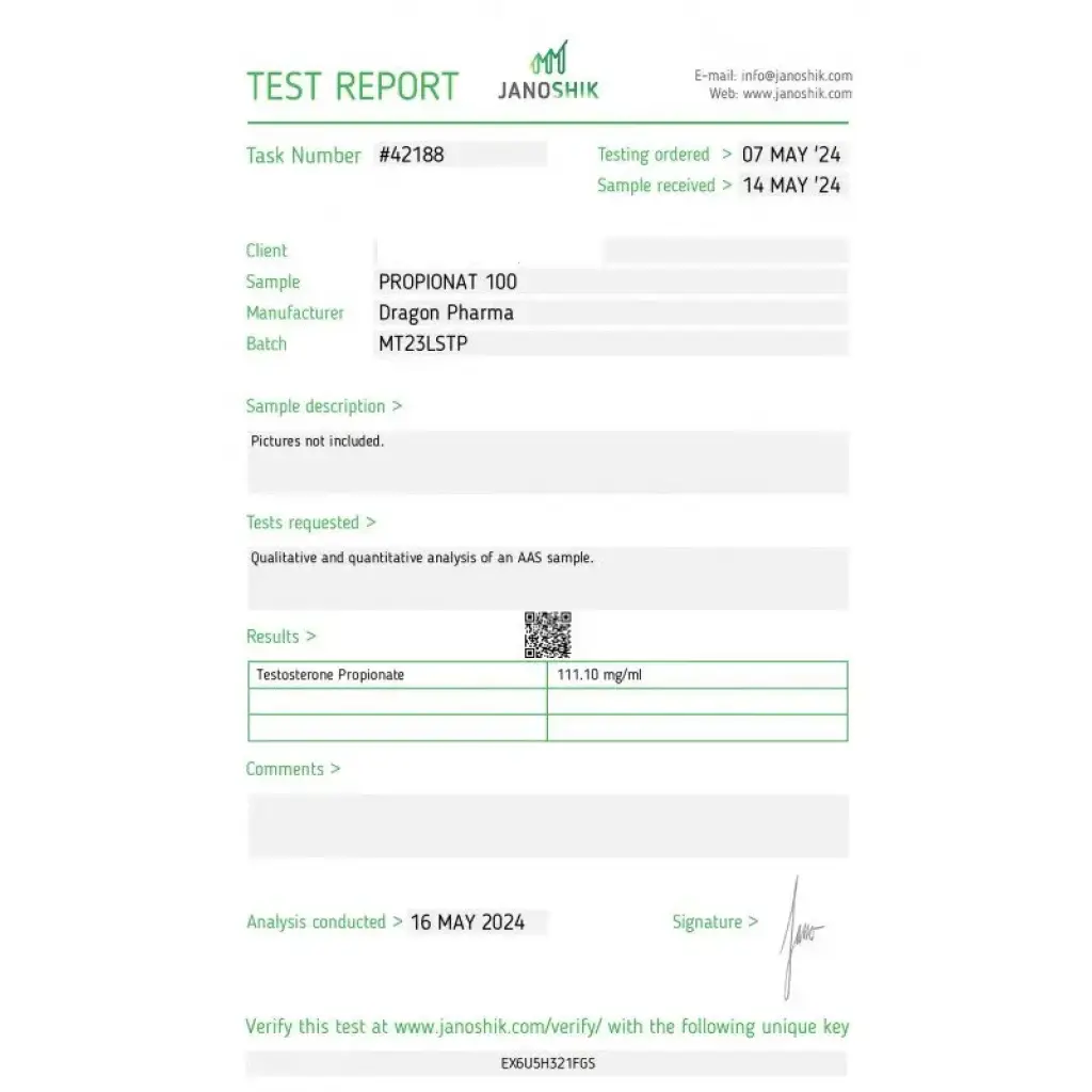 Propionat 100 - Testosterone Propionate - Dragon Pharma, Europe Propionat 100 - Testosterone Propionate - Dragon Pharma, Europe