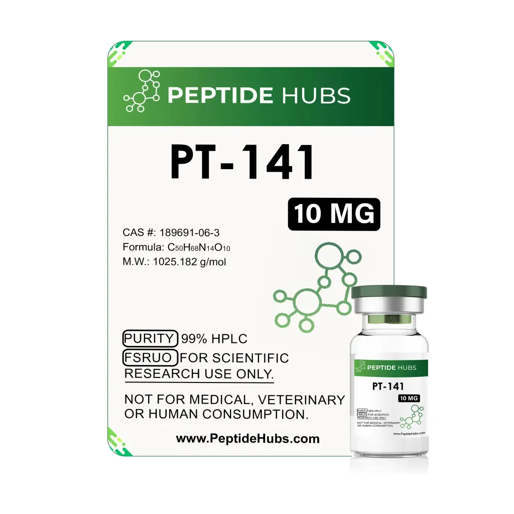 PT-141 10 mg - Bremelanotide - Peptide Hubs