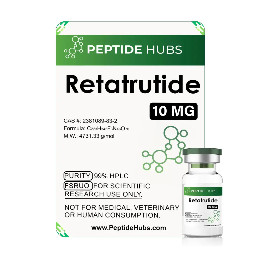 Retatrutide 10mg - Retatrutide - Peptide Hubs