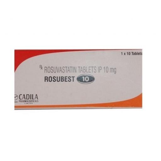 Rosubest 10 mg - Rosuvastatin - Cadila, India