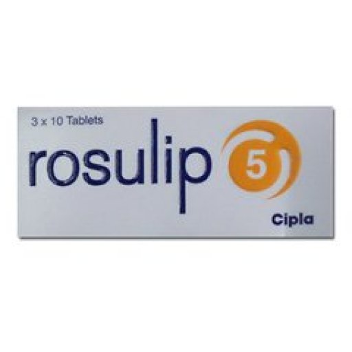 Rosulip 5 mg - Rosuvastatin calcium - Cipla, India