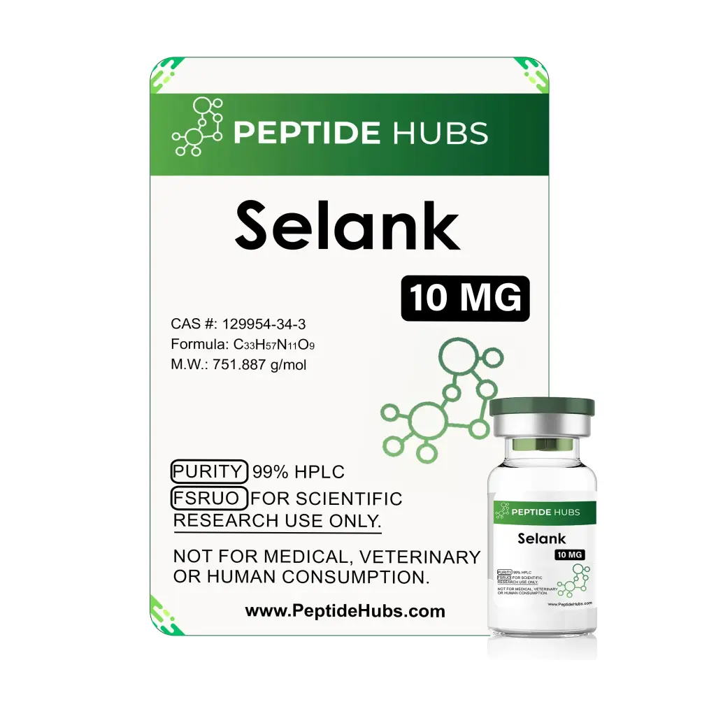Selank 10mg - Selank - Peptide Hubs