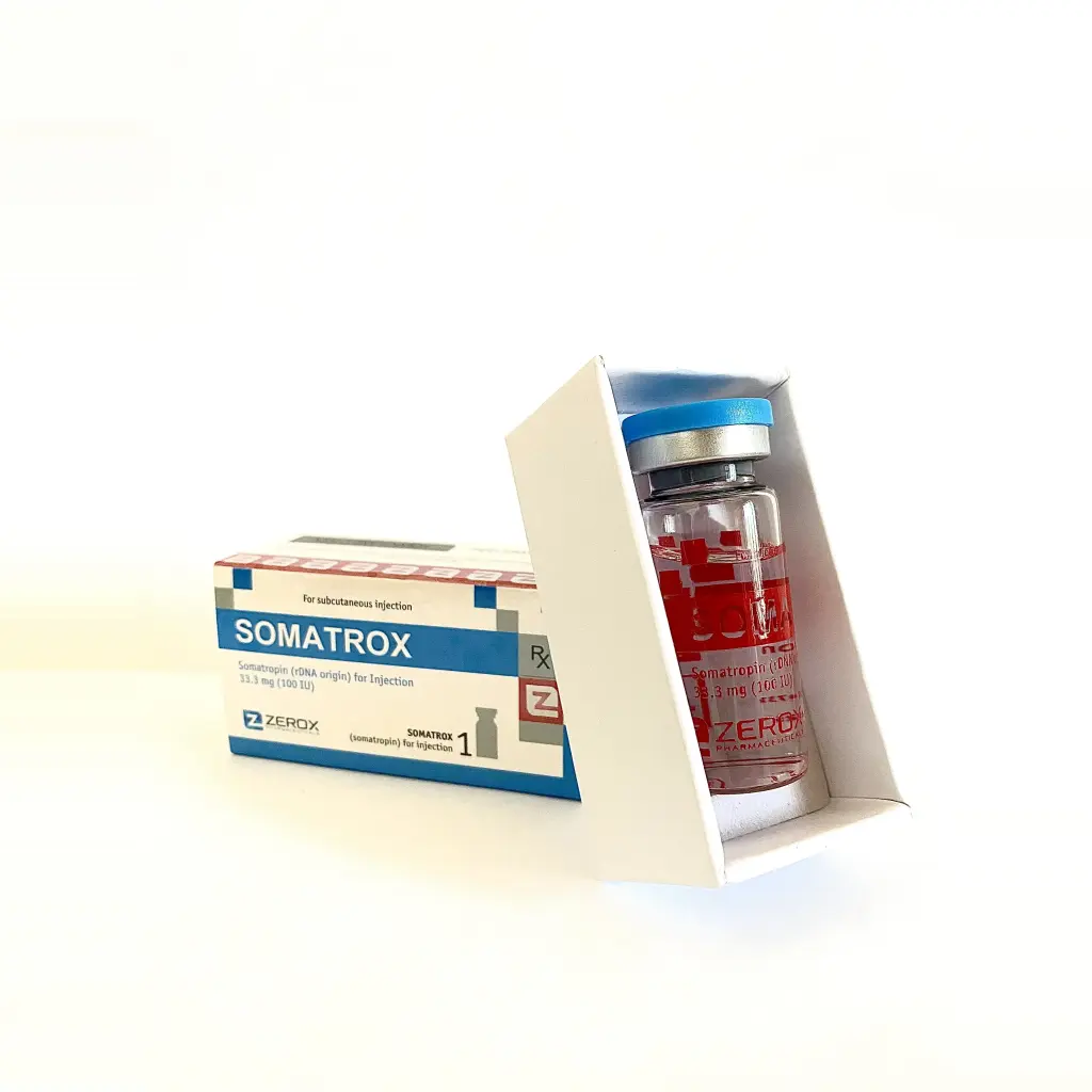 Somatrox HGH Liquid 100iu vial - Somatropin - Zerox Pharmaceuticals
