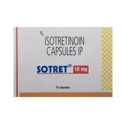 Sotret 10 mg - Isotretinoin - Sun Pharma, India