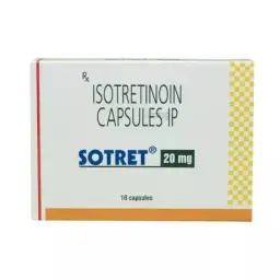 Sotret 20 mg - Isotretinoin - Sun Pharma, India