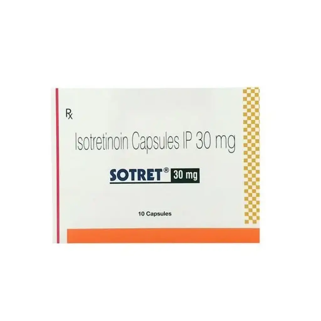 Sotret 30 mg - Isotretinoin - Sun Pharma, India