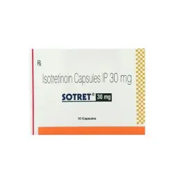 Sotret 30 mg - Isotretinoin - Sun Pharma, India